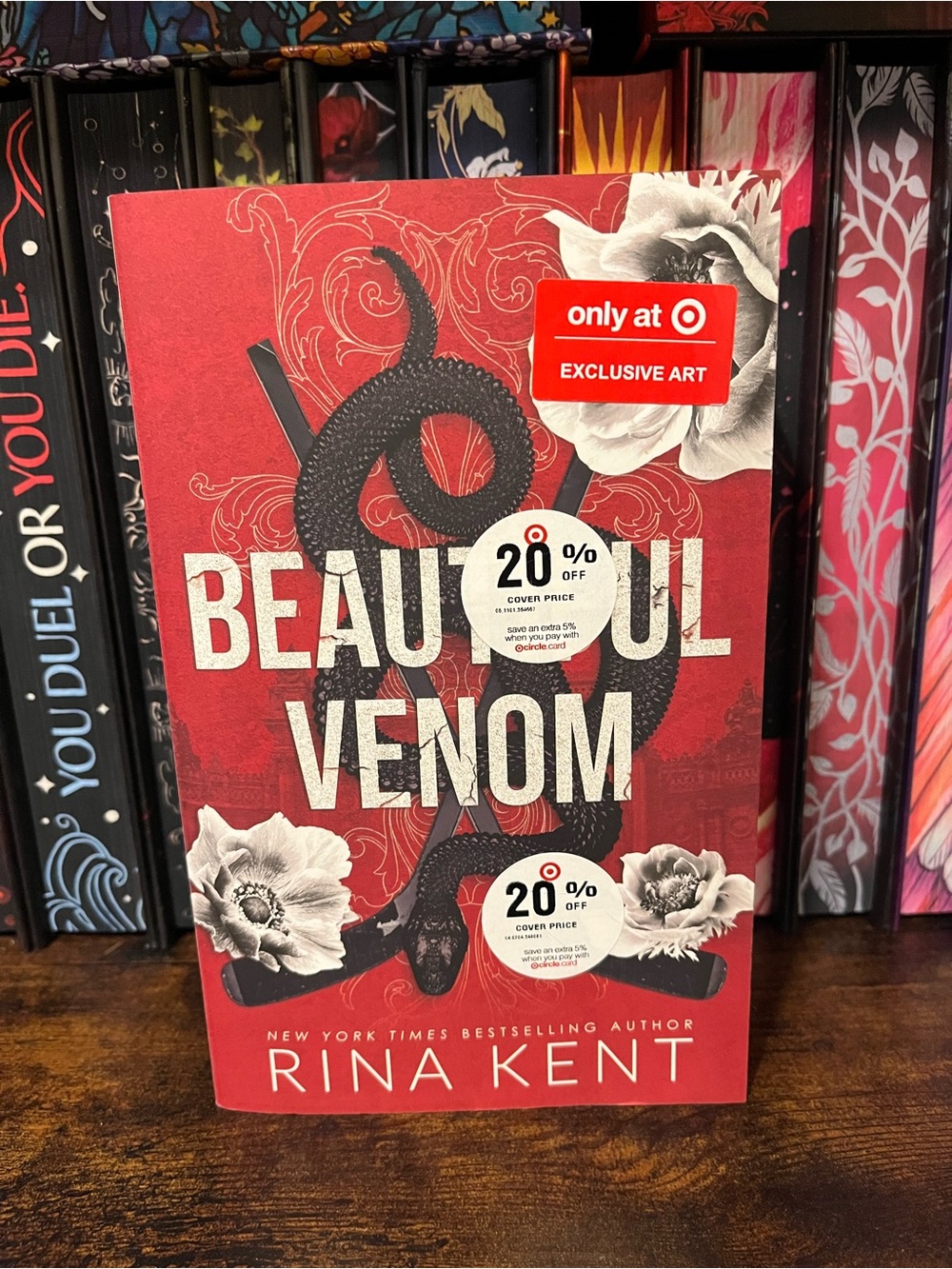 Beautiful Venom Target Exclusive Deluxe Paperback by Rina Kent